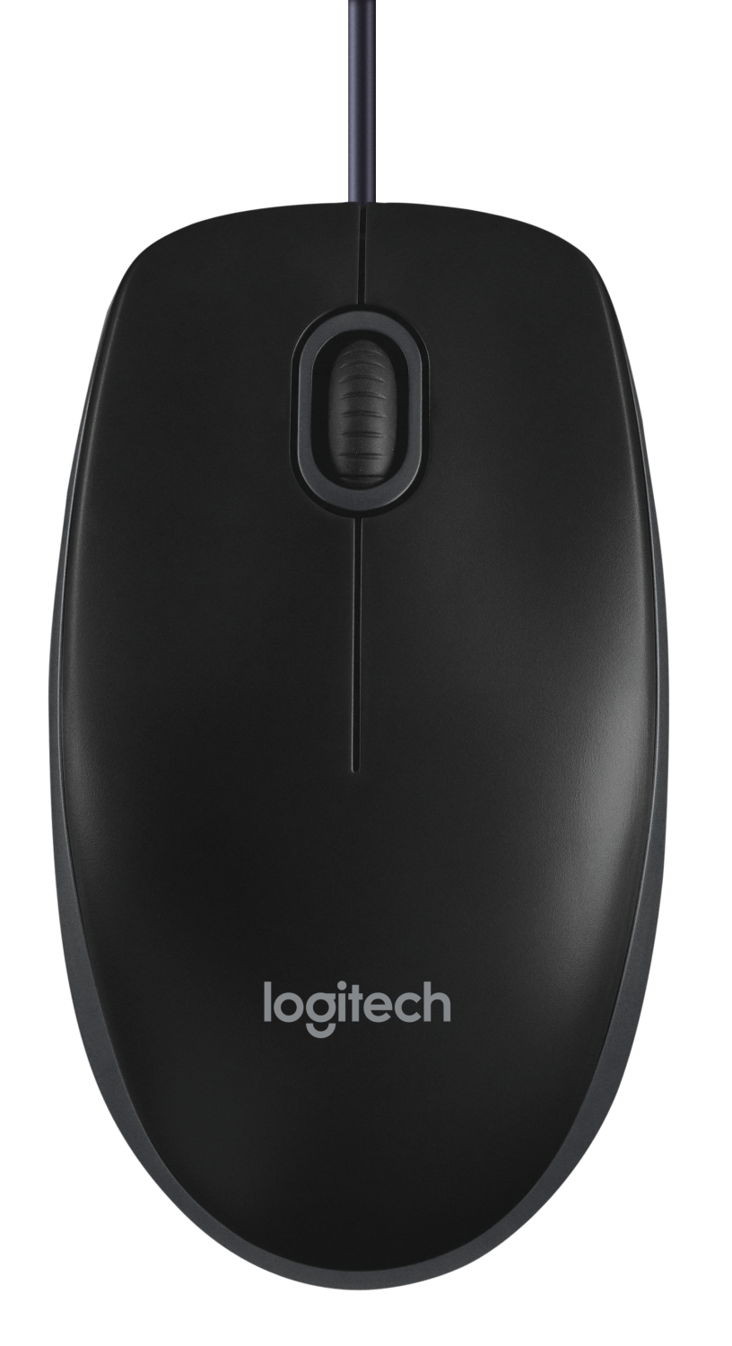 Купить Мышь проводная Logitech B100 Black 910-003357 в Алматы — отзывы,  характеристики, фото | Ecost