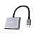 Переходник Rapoo XD10V, 1xHDMI, 1xVGA, Grey от Ecost 
